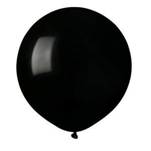 Runde Luftballons - 48 cm - Schwarz - 10er-Pack