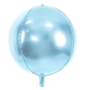 Globusballon - 40 cm - Hellblau