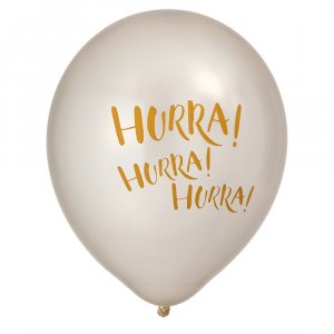 Luftballons - Hurra - 6er-Pack