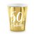 Pappbecher - Goldmetallic - 50 - 6er-Pack