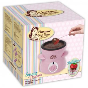 Schokoladenfondue-Set - Pink - Bestron Sweet Dreams - 0,3 Liter