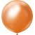 Luftballons einfarbig - Premium 60 cm - Kupfer Chrom - 2er-Pack