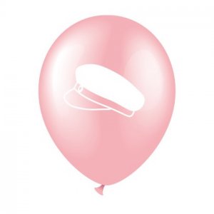 Luftballons - Studentenmtze - Rosa - 6er-Pack