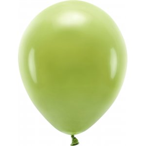 Einfarbige Luftballons - Eco 30 cm - Olivgrn - 10er-Pack