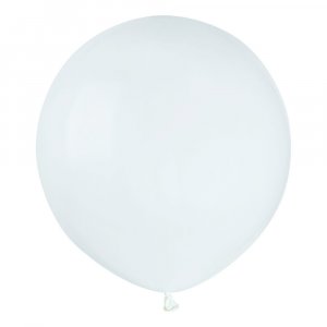 Runde groe Luftballons - Wei - 48 cm - 10er-Pack