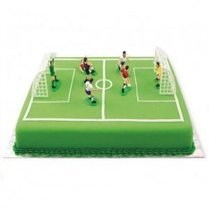 Cake Topper - Fuball - Tore & Spieler