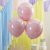 Groe Konfetti-Luftballons - Doppellagig - Rosa/Pastell - 3er-Pack