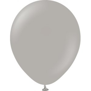 Luftballons einfarbig - Premium 30 cm - Grau