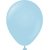 Mini-Luftballons einfarbig - Premium 13 cm - Macaron Blue - 25er-Pack