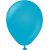 Mini-Luftballons schlicht - Premium 13 cm - blaues Glas - 25er-Pack