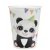 Pappbecher - Pastel Panda - 10er-Pack