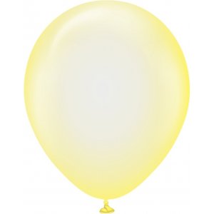 Luftballons schlicht - Premium 30 cm - Gelber reiner Kristall