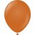 Luftballons einfarbig - Premium 30 cm - Rostorange - 10er-Pack