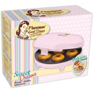 Donut Maker - Bestron Sweet Dreams - Hellrosa