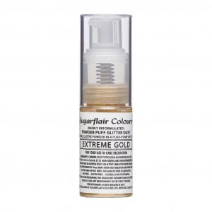 Essbares Glitzerspray - Sugarflair - Extreme Gold - 10 g