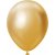 Luftballons einfarbig - Premium 45 cm - Gold Chrom - 5er-Pack