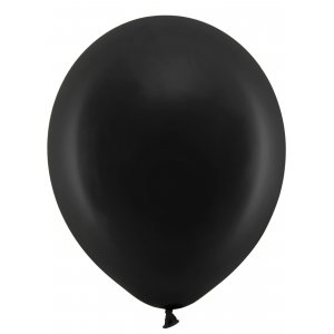 Pastellballons - Standard 30 cm - Schwarz