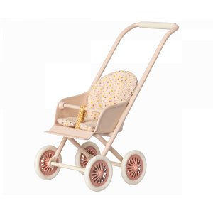 Kinderwagen - Maileg - Fr Muse/Kaninchen - Rosa