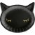 Pappteller - Black Cat - Pink Halloween - 6er-Pack