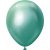 Luftballons einfarbig - Premium 45 cm - Green Chrome - 5er-Pack