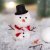 Weihnachtsmann-Accessoires - DIY - Schneemann