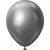 Luftballons einfarbig - Premium 30 cm - Space Grey Chrome - 10er-Pack