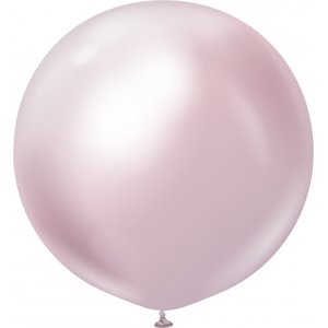 Luftballons schlicht - Premium 60 cm - Rosgold Chrom