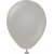 Mini-Luftballons einfarbig - Premium 13 cm - Grau - 25er-Pack