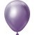 Mini-Luftballons einfarbig - Premium 13 cm - Lila Chrom - 25er-Pack