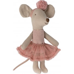 Ballerina-Maus - Maileg - Kleine Schwester - Pink