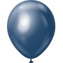 Luftballons einfarbig - Premium 30 cm - Navy Chrome - 10er-Pack
