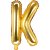 Buchstabenballons - Gold - 35 cm - Buchstabe: K