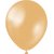 Mini-Luftballons einfarbig - Premium 13 cm - Metallic-Gold - 25er-Pack