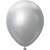 Luftballons einfarbig - Premium 45 cm - Silber Chrom - 5er-Pack