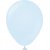 Mini-Luftballons einfarbig - Premium 13 cm - Macaron Baby Blue - 25er-Pack