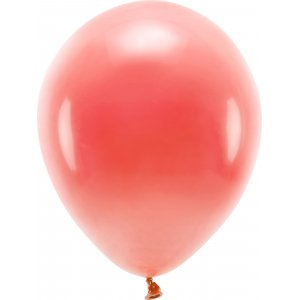 Einfarbige Luftballons - Eco 30 cm - Koralle - 10er-Pack