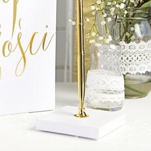 Stiftstnder mit Stift - Gold