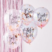 Konfetti-Luftballons fr die Babyparty