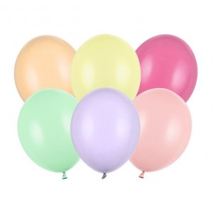 Pastellballons - Premium 27 cm - Pastellmix Matt - 100er-Pack