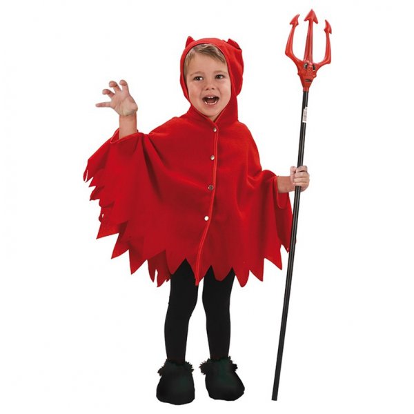 Halloweenkostm mit Kapuze - Teufel - Gre 92-104