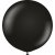 Luftballons einfarbig - Premium 60 cm - Schwarz - 2er-Pack