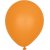 Mini-Luftballons einfarbig - Premium 13 cm - Orange - 25er-Pack