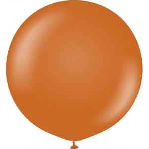 Luftballons einfarbig - Premium 90 cm - Rostorange - 2er-Pack