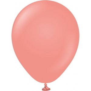 Mini-Luftballons einfarbig - Premium 13 cm - Koralle