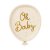 Pappteller - Ballon - Oh Baby - 6er-Pack