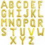 Buchstabenballons - Gold - 35 cm - Buchstabe: A