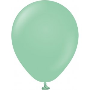 Mini-Luftballons schlicht - Premium 13 cm - Mintgrn