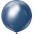 Luftballons einfarbig - Premium 60 cm - Navy Chrome - 2er-Pack