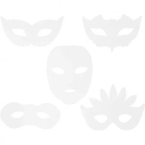 Partymasken - DIY - Theater - 16er-Pack