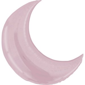 Folienballon - Mond - Pastellrosa